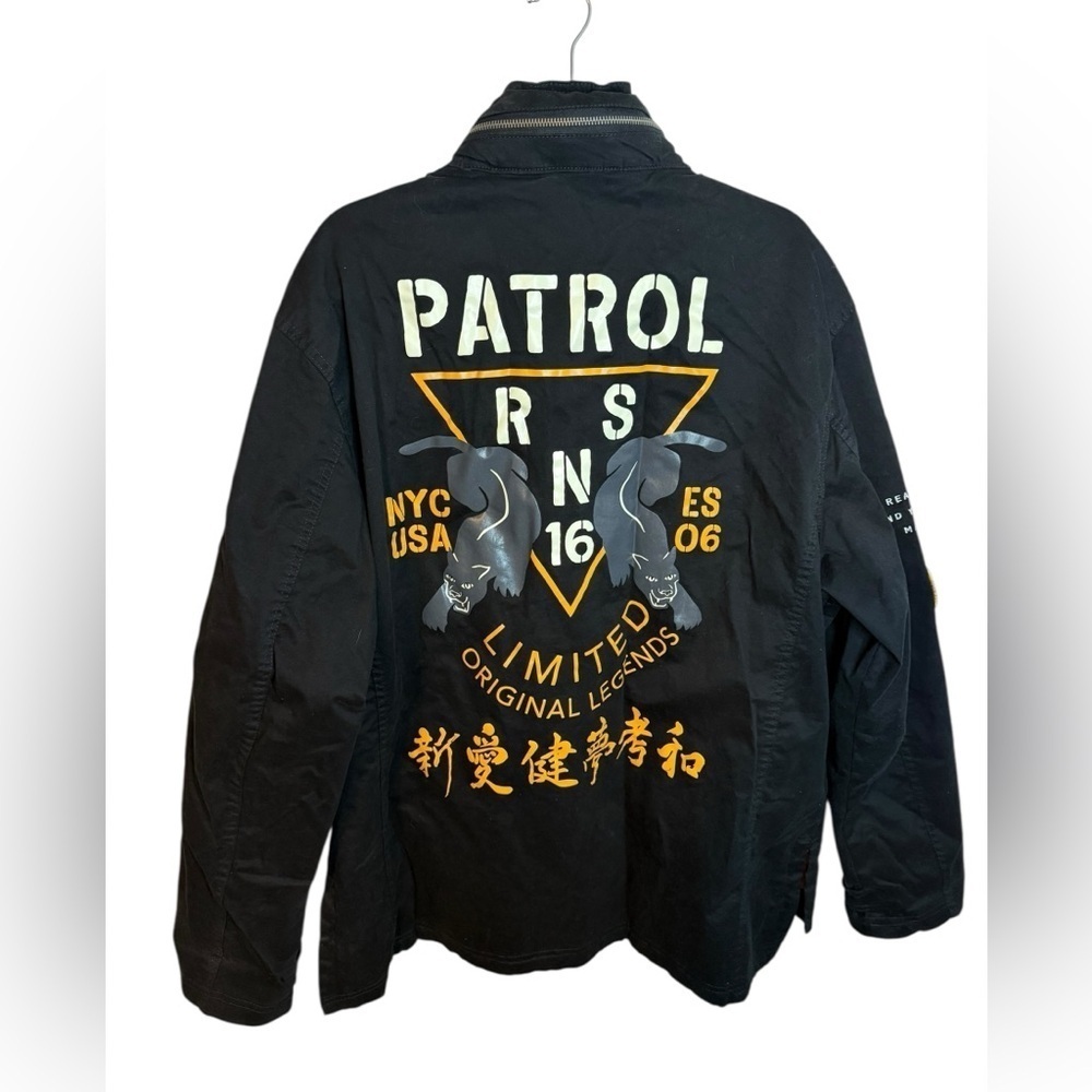 Reason Patchwork Eclectic Utility Jacket - Picture 2 of 7